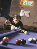 Woman Shooting Pool