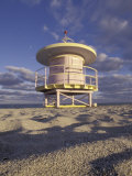 Lifeguard Station on South Beach, Miami, Florida, USA