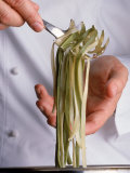 Buy Chef Holding Pasta Over Pot at AllPosters.com