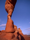 Buy Delicate Arch Implied with Moon, Arches National Park, Utah, USA at AllPosters.com