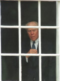 Buy Former President Gerald Ford Peers out a Window at AllPosters.com