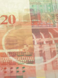 Foreign Currency of Twenty Franc Swiss Banknote