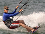 Democratic Presidential Candidate Sen. John Kerry, D-Mass., Kite Surfs