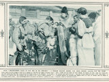 Buy Russian Soldier Kisses a Cross Before Leaving for the Front During World War One at AllPosters.com