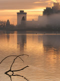 Misty Sunrise on Waterfront, Stanley Park, Vancouver, Canada