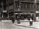 The Bowery, Noted as a Home for New York's Alcoholics, Prostitutes and the Homeless 1940s