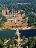 Buy Aerial of Angkor Wat, Angkor, Cambodia at AllPosters.com