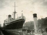 Ceramic Ship Pictured in Govan Dry Dock, April 1952