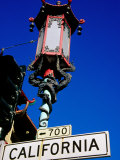 Street Lamp in Chinatown, San Francisco, United States of America