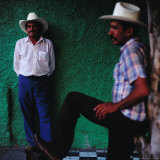 Men Standing in Street, Tequila, Mexico
