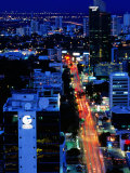 Buy Overhead of Banking Area, Dusk, Panama City, Panama at AllPosters.com