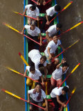 Buy Cambodian Racers Row Their Wooden Boat Upon a Water Festival at AllPosters.com