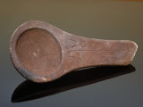 A Lamp of Polished Sandstone Found at Lascaux