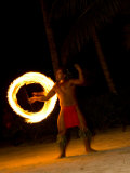 Fire Dance at Bora Bora Nui Resort and Spa, Bora Bora, Society Islands, French Polynesia