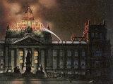 The Reichstag Destroyed by Fire