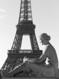 View of Eiffel, Tower, Paris, France Photographic Print