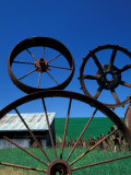 Buy The Wheel Fence and Barn, Uniontown, Whitman County, Washington, USA at AllPosters.com