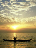 Buy Sea Kayaker at Sunset, Greece at AllPosters.com