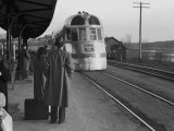 Buy The Burlington Zephyr, East Dubuque, Illinois, c.1940 at AllPosters.com