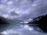 Buy Cloudy Morning on Lake Crescent, Olympic National Park, Washington, USA at AllPosters.com