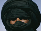 Turbaned Tuareg Man near Hirafok, Algeria