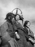 Women with the Typical Head Covering of the Province of Tsang, Said Patruk