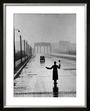 Automobile Arriving from the Eastern Sector of Berlin Being Halted by West Berlin Police