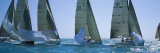 Sailboat Racing in the Ocean, Key West, Florida, USA
