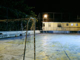 Soccer field Lit Up at Night, Rio de Janeiro, Brazil