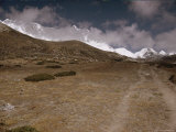 Buy The Lhotse Wall Viewed from a Trail Just Below Dingboche and Chuukung at AllPosters.com