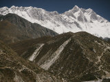 Buy The Lhotse Wall Viewed from Just Below Dingboche at AllPosters.com