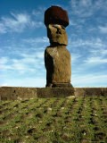 A Stone Statue Called a Moai