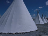 Teepees Sprinkle the Land in Choteau, Montana