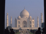 Buy A View of the Taj Mahal from Just Inside the Gates at AllPosters.com