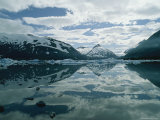 Buy Mountains and Sky Reflected in Portage Lake at AllPosters.com