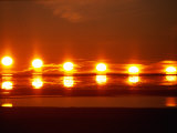 A Multiple Exposure of a Beautiful Arctic Sunset