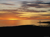 Buy Sunset over a Distant Fisherman at AllPosters.com