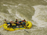 Box Canyon Rapids Along British Columbias Taku River Thrills a Group of Rafters