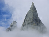 Clouds Envelop the Summit of Fathi Tower in the Karakoram Range
