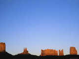 View of Monument Valley in the Late Day Sun