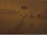 A Dust Storm Blows Through Riyadh