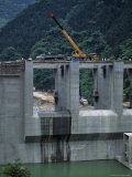 Buy Dam Project Construction, Yang River Canyon, Shaoguan Area at AllPosters.com