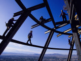 Buy Construction Workers on Beams at the Top of the Statosphere Tower, Las Vegas, Nevada at AllPosters.com