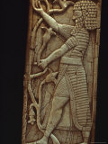Buy A Close View of a Syrian Ivory-Carved Panel Dating from 750 B.C. at AllPosters.com