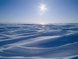 The Sun Shines Upon a Sea of Snow and Ice