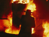 Buy Hasidic Jews Celebrate Lag B-Omer with a Traditional Bonfire at AllPosters.com