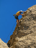A Climber Heads up Wind Drinker