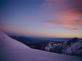 Climber on El Paso Superior at Twilight