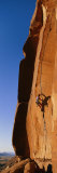 Climber on a Sandstone Wall