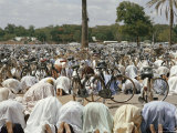 Friday Worshippers at the Mosque in Kano